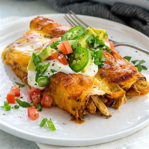 Enchiladas de Poulet