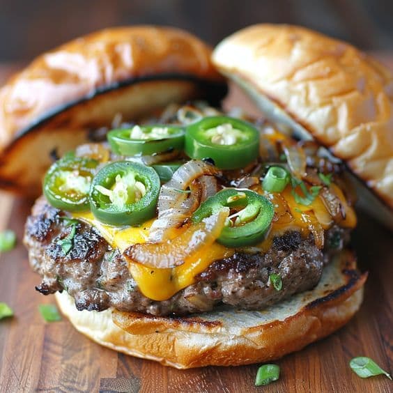 Burger Épicé au Jalapeno