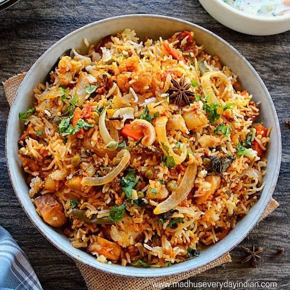 Biryani aux Légumes